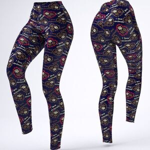 I Love Animals Leggings New